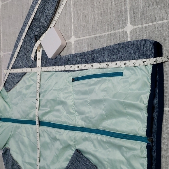 TITLE NINE Quilted Full-Zip Jacket, Color Turquoise, Size S - Picture 15 of 17